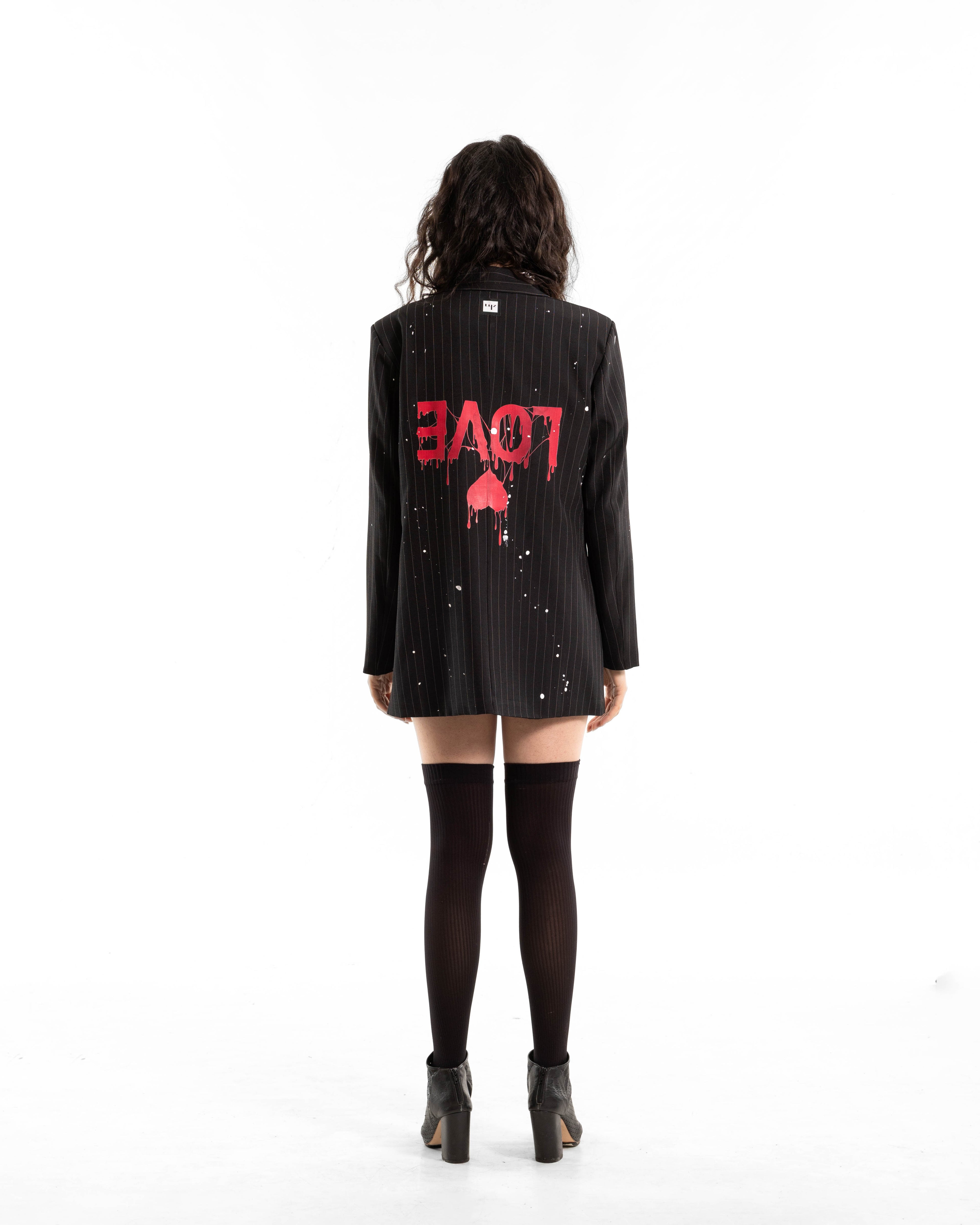 BLACK BLAZER "LOVE"