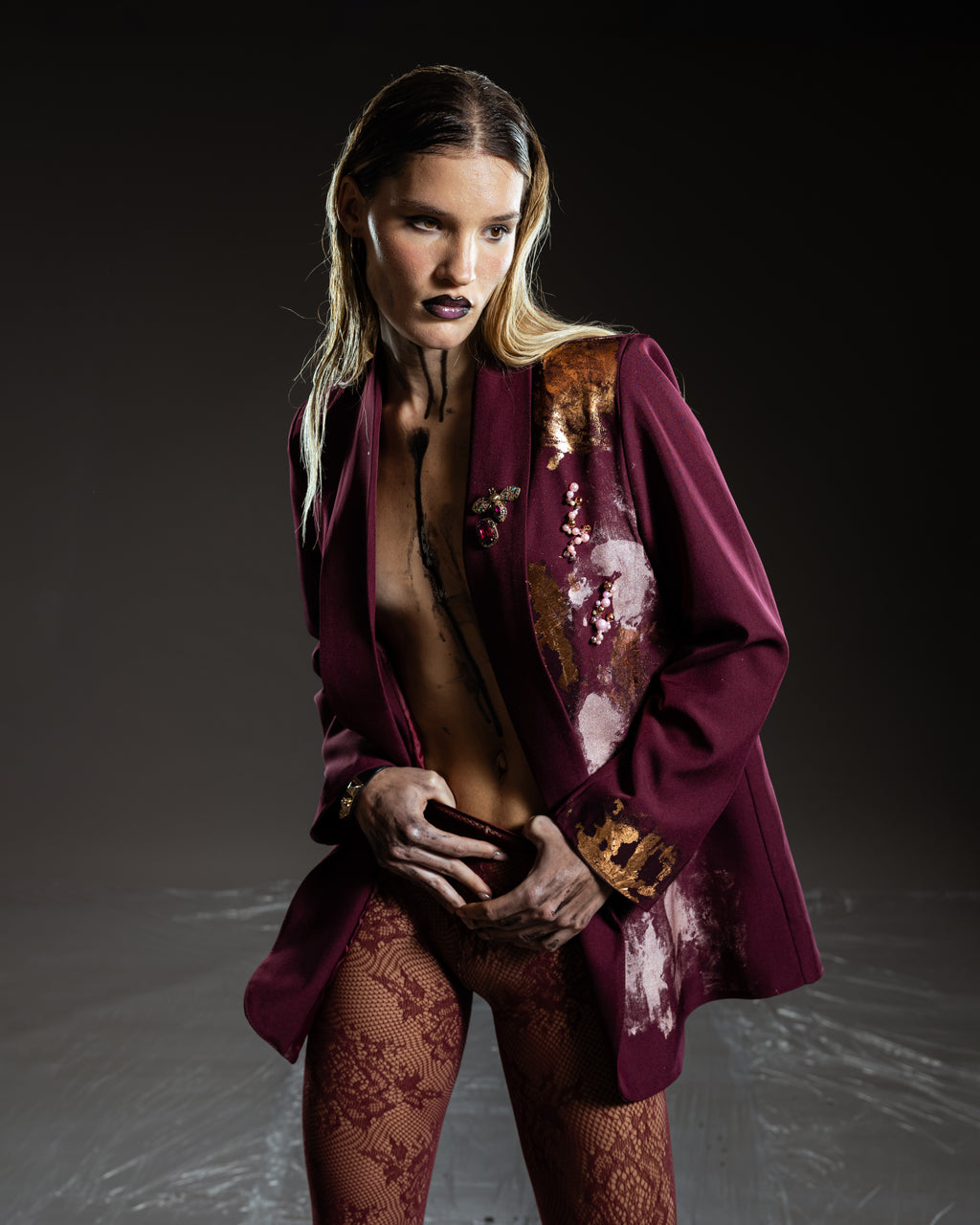 BLAZER BORDEAUX "THE WILD ONE"