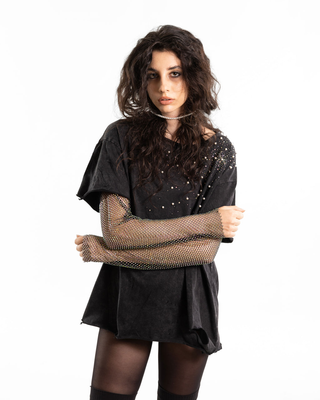 T-SHIRT STRASS SLEAVES