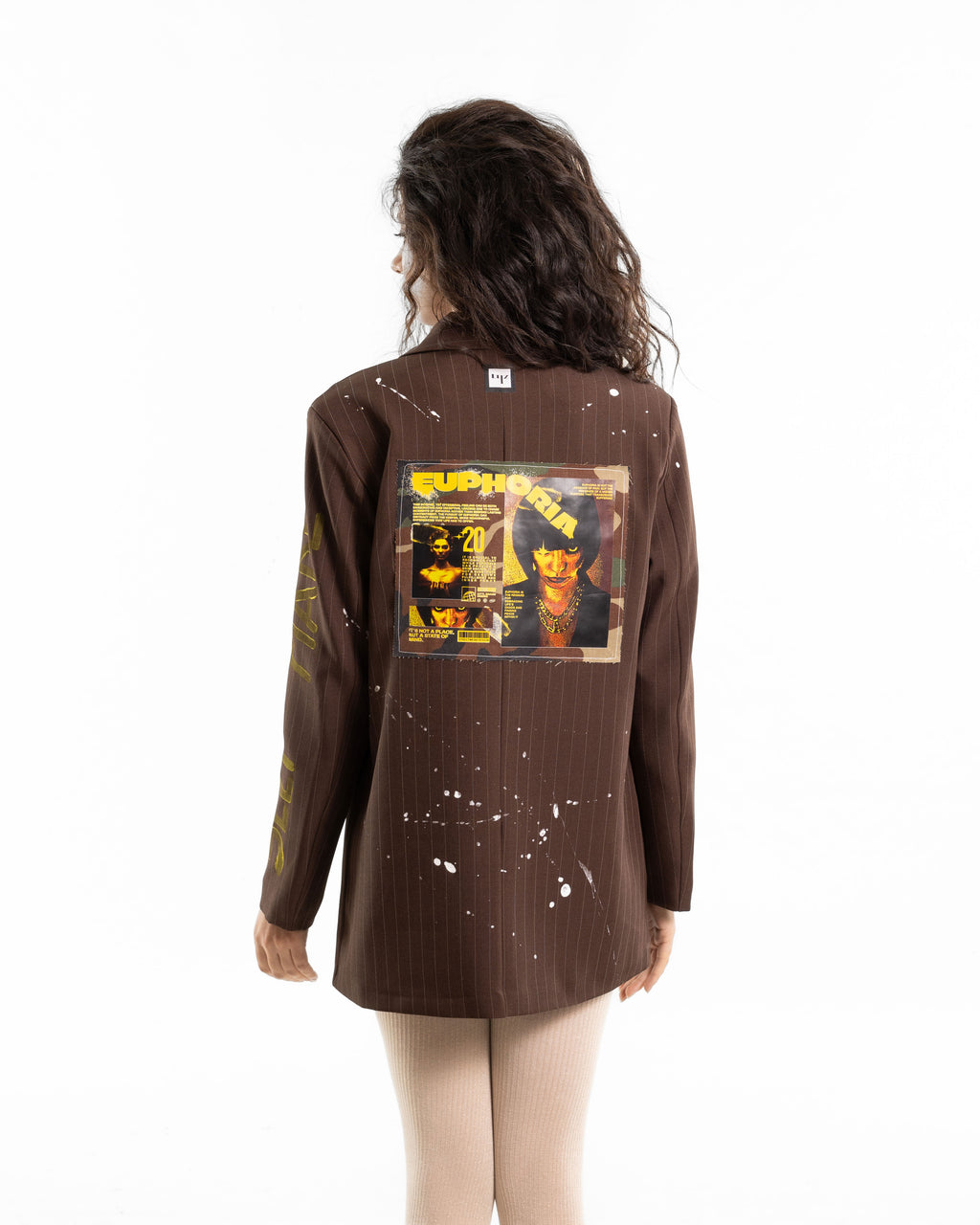 BROWN BLAZER "SELF MADE"